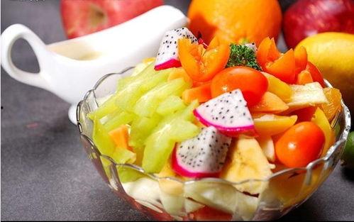 中国网红水果沙拉图片,缤纷色彩下的健康时尚潮流